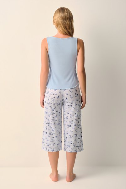 SUWEN Betty Kapri Shorts Pajama Set
