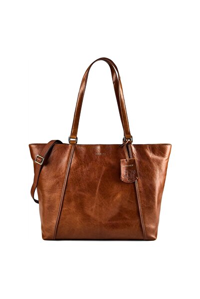 Burkely Fine Florence Shopper Tasche Leder 37 cm Laptopfach