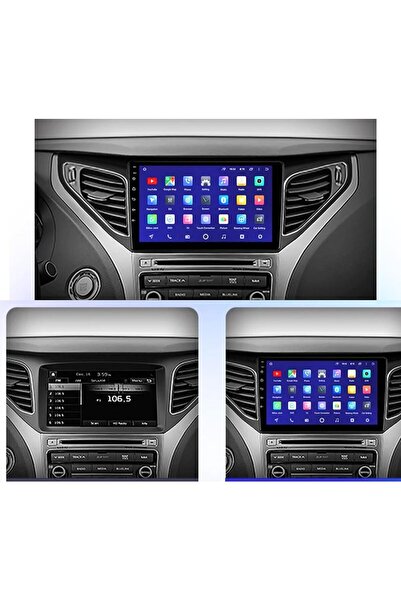 Generic شاشة سيارة أندرويد لهيونداي أزيرا 2015 إلى 2018 مع كاميرا خلفية وخاصي...