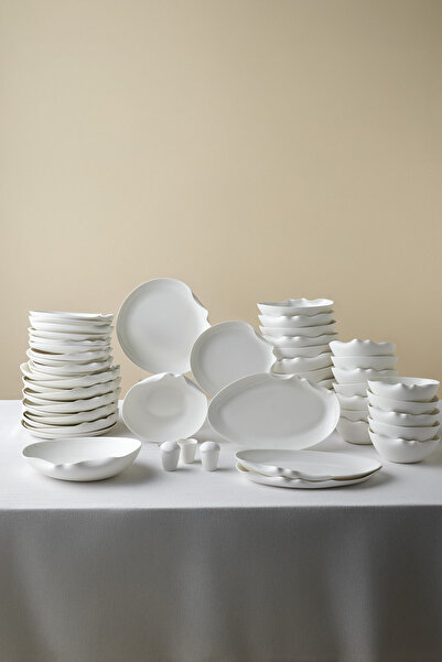 Karaca Earth Collection Crest 55 Parça 12 Kişilik Yemek Takımı