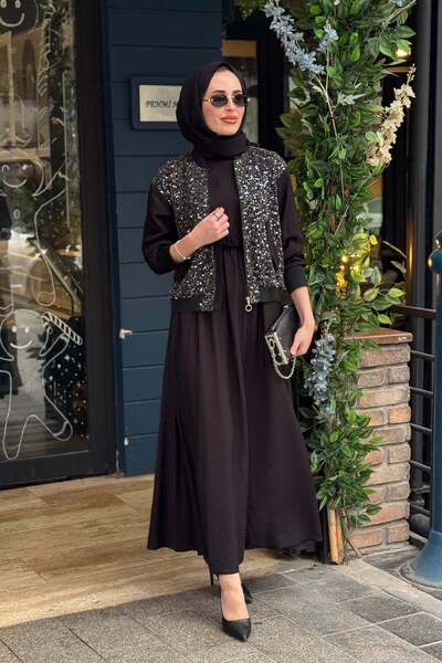 Moor Elbise 26S5017 Siyah