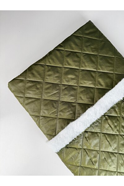 ZARİF KUMASH Green Double-Sided Quilted Fabric