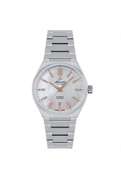 Atlantic Ceas Seawave, carcasa inox argintiu, 35mm, cadran sidefat, cristale,...