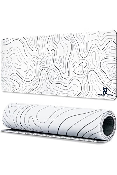 ROCK POW لوحة ماوس للألعاب مقاس 800×300×3 مم، حصيرة مكتبية غير قابلة للانزلاق...