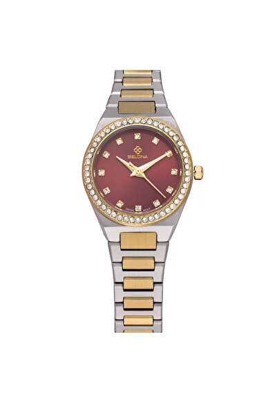 belona Luxury Women's Waterproof Stainless Steel Watch, Premium Gift Box Edition