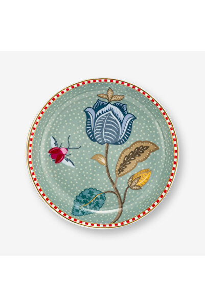 Pip Studio فانتاسي بلومينج تيلز طبق شاي من البورسلين الأزرق 9 سم