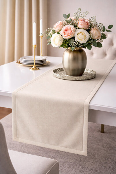 QUBA DECO Runner decorativ pentru insulă, design minimalist, cârpă de masă mo...