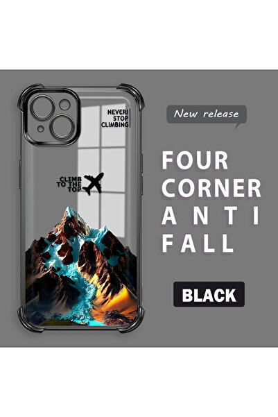 Hontinga iPhone 14 Plus Compatible Camera Protected Transparent Soft Silicone...