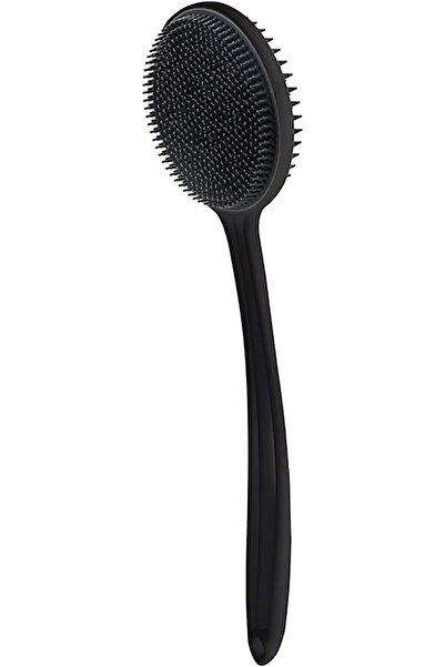 Arabest فرشاة سيليكون لتدليك الظهر مزدوجة الجوانب مع مقبض طويل للاستحمام