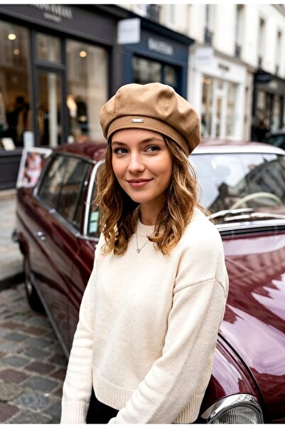 LAGRANZE CALISTÉA İÇİ ASTARLI VE AYARLANABİLİR İPLİ FRANSIZ ŞAPKA