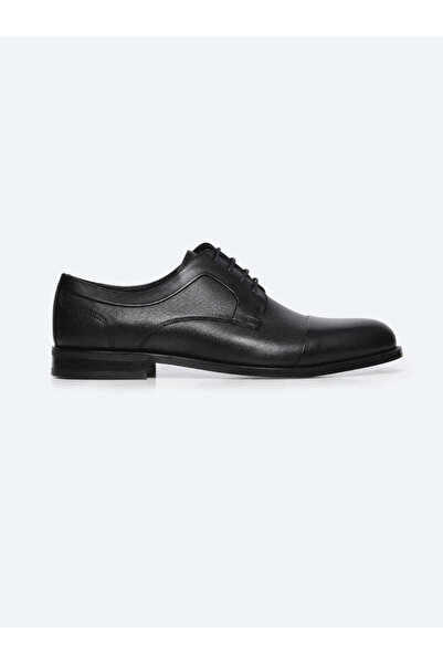 Kip Black Leather Classic Shoes