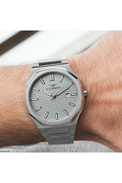 FERRO ساعة يد رجالية F40151A4 بحزام فولاذي