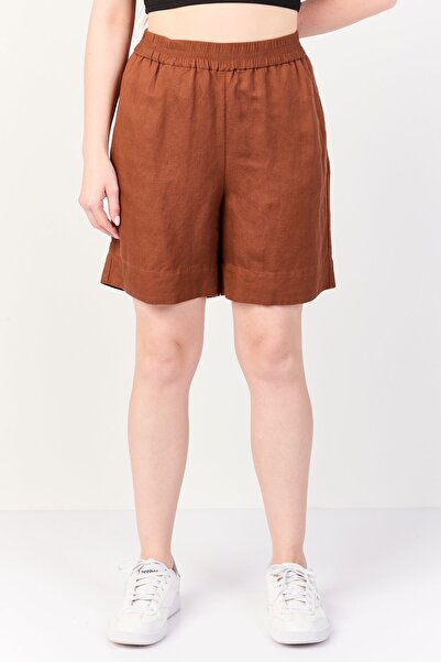 Gant Women Solid Basic Shorts, Brown