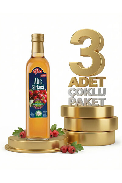 Afia Alıç Sirkesi Cam Şişe 3x500 Ml