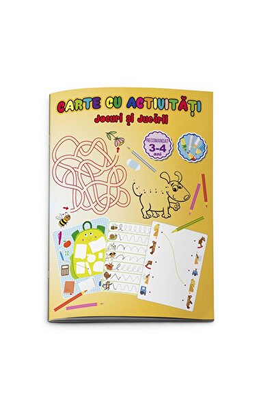 ARTPRESS Βιβλίο Δραστηριοτήτων με Παιχνίδια και Κούκλες Α4 32 σελίδες 3-4 ετών