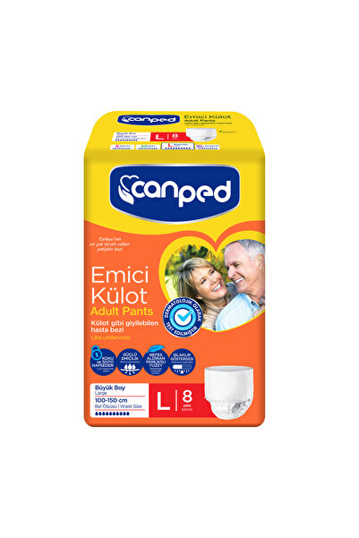 Canped Emici Külot Büyük Boy 8 Adet
