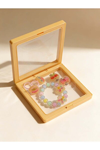 Katia&Bony Σετ κοσμημάτων για κορίτσια 5 τεμαχίων με σχέδια, σε πλαστικό κουτ...