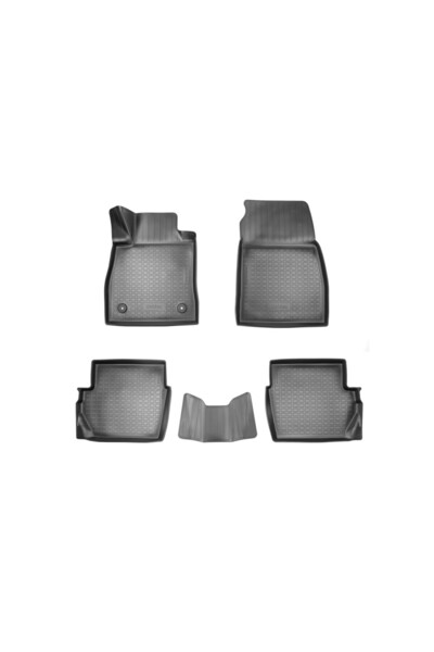 DAsiNU Set of 4 Rubber Floor Mats Compatible with Ford EcoSport 2012-2018