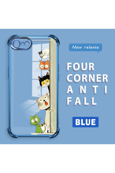 Hontinga iPhone Se 2020 Compatible Camera Protected Transparent Soft Silicone...