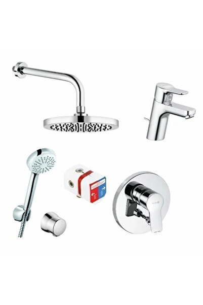 Kludi Set complet sistem de dus Pure&Easy A-QA 200 incastrat cu baterie de la...