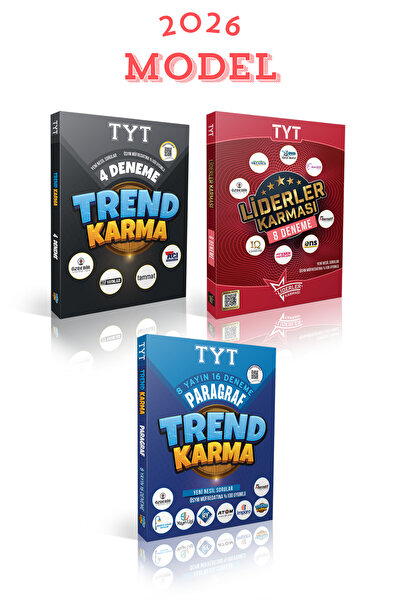 Trend Karma Yayınları 2026 Model Trend Karma TYT 4 Deneme - Liderler Karması ...