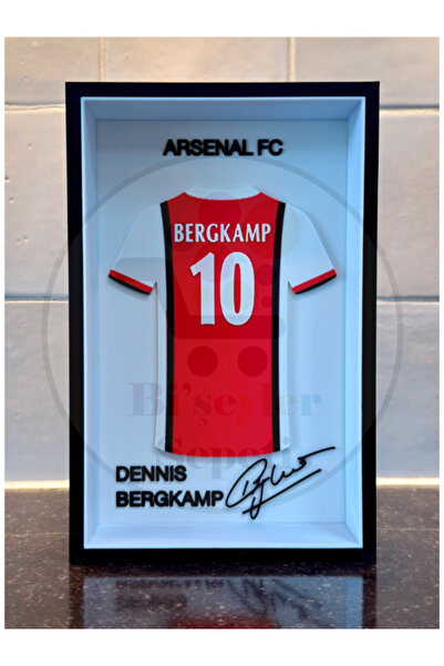 Bi'şeyler Sepeti Dennis Bergkamp - Arsenal FC - Forma İmzalı Çerçeve Hediyeli...