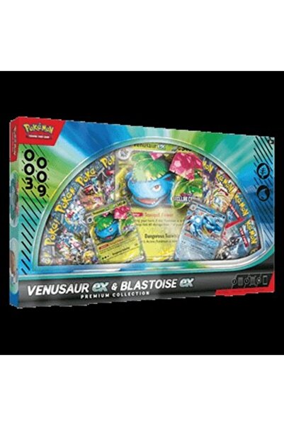 Pokemon Venusaur ex & Blastoise ex Colecție Premium