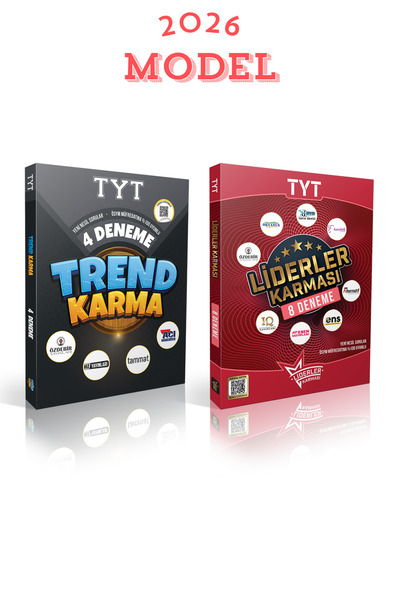 Trend Karma Yayınları 2026 Model Trend Karma TYT Tüm Dersler 4 Deneme ve Lide...