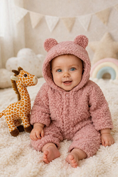 Mai Perla بدلة أطفال من القطيفة على شكل خروف