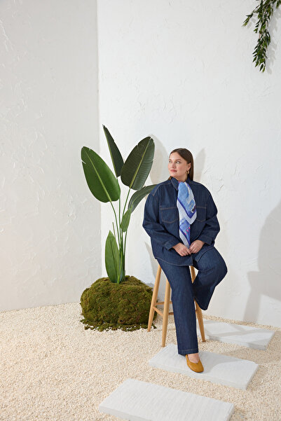 Aker Lacivert Denim Gömlek