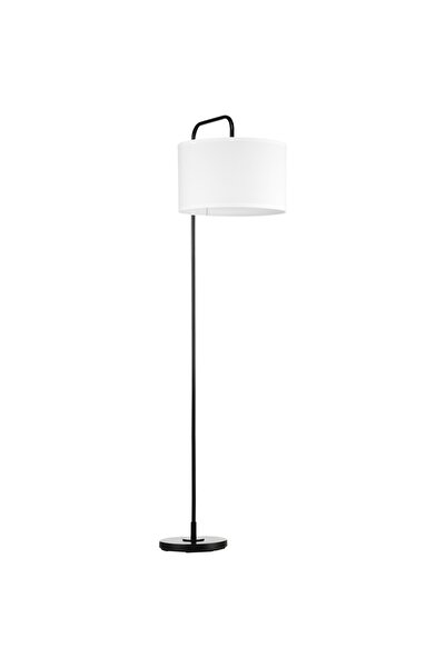 OEM Arced Lamp Re-Bloom, steel/polyester, white/black, 64 x 38 x 163.5 cm