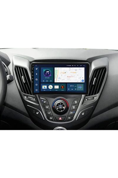 Generic شاشة أندرويد لسيارة هيونداي فيلوستر من 2011 إلى 2017 مع كاربلاي وأندر...