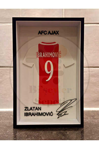 Bi'şeyler Sepeti Zlatan Ibrahimović - AFC Ajax - Forma İmzalı Çerçeve Hediyel...