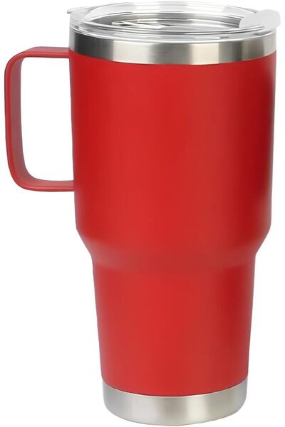 Arabest 30 oz Tumbler with Handle, Travel Coffee Mug with Lid, Vacuum Thermal...