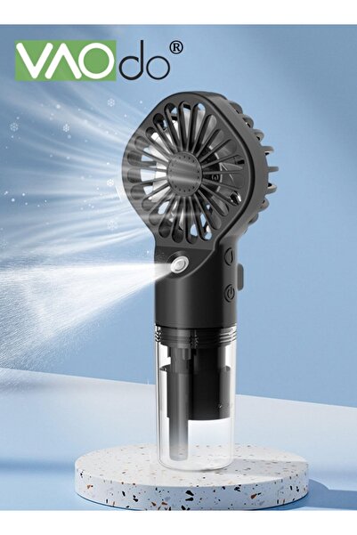 VAODO Handheld Misting Fan, USB Rechargeable, 4 Speeds Personal Fan, Operated...