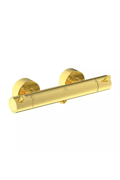 İdeal Standard Ceratherm T125 thermostatic shower mixer, brushed gold