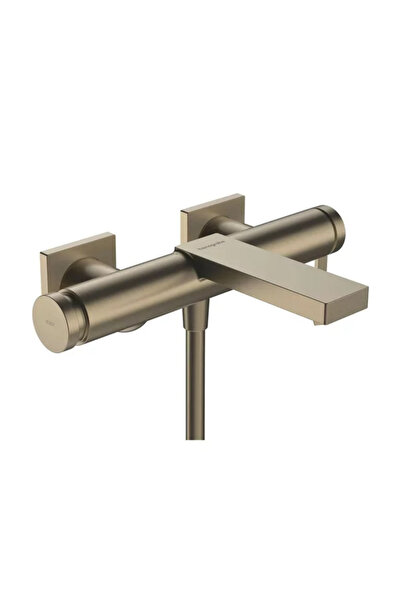 Hansgrohe Tecturis E brushed bronze bath and shower mixer
