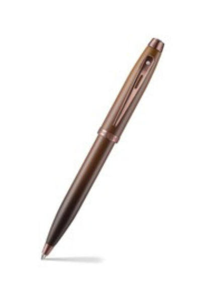 Sheaffer قلم 100 E9374 إصدار القهوة مع حواف PVD Bp