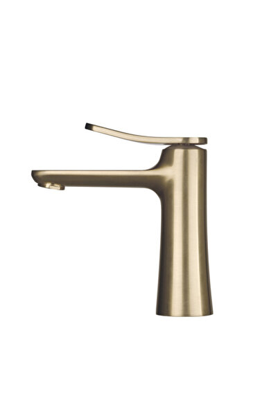 OEM Baterie lavoar FIMA Carlo Frattini, Flo, cu ventil CLICK-CLACK, auriu mat