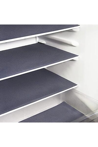 Arabest 12-Pack Refrigerator Liner Mats, Washable Fridge Shelf Covers for Kit...