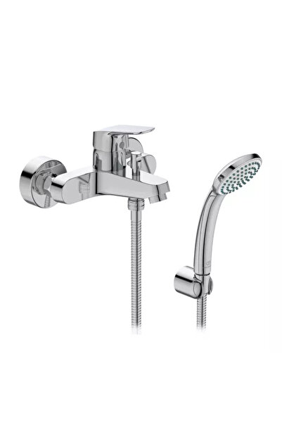 İdeal Standard Ceraflex glossy chrome bath and shower mixer with shower set
