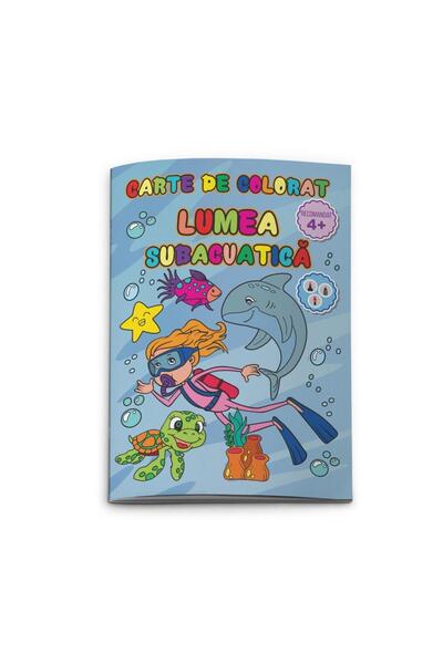 ARTPRESS Βιβλίο Ζωγραφικής Α4, 24 Σελίδες, Υποβρύχιος Κόσμος