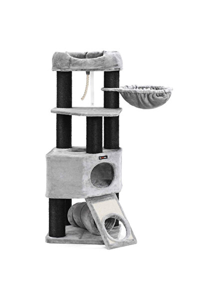 OEM Ansamblu de joaca pentru pisici, tip copac, cu 2 culcusuri si 2 ascunzato...