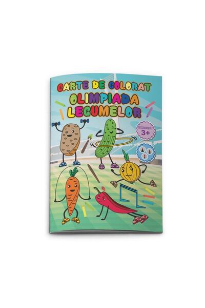 ARTPRESS A4 Βιβλίο Ζωγραφικής 24 σελίδων Ολυμπιακοί Αγώνες Λαχανικών