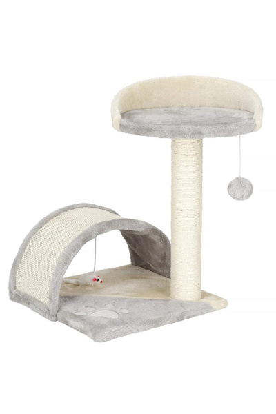 OEM Ansamblu de joaca pentru pisici, cu loc pentru zgariat, culcus, minge, 47...