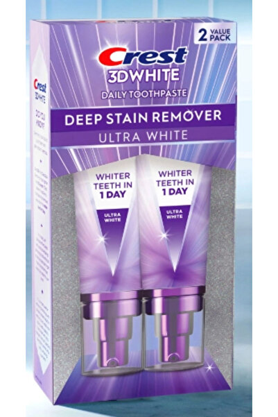 CREST معجون أسنان ديلي وايت ثلاثي الأبعاد لإزالة البقع العميقة، عبوة اقتصادية...