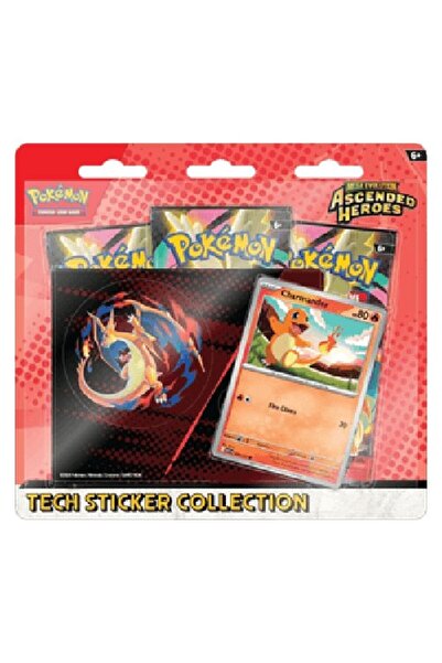 Pokemon Eroi Ascensi: Colecția de Stickere Tehnologice Charmander
