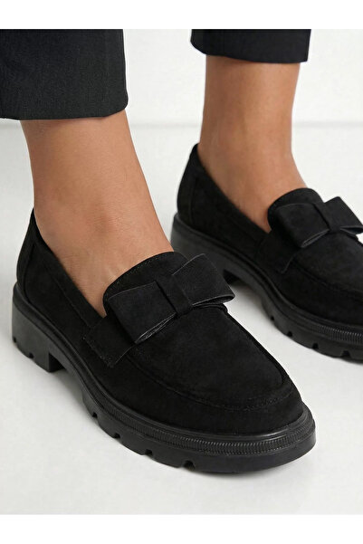 Zaira Γυναικεία μαύρα καθημερινά παπούτσια από οικολογικό δέρμα Brielle # 24664