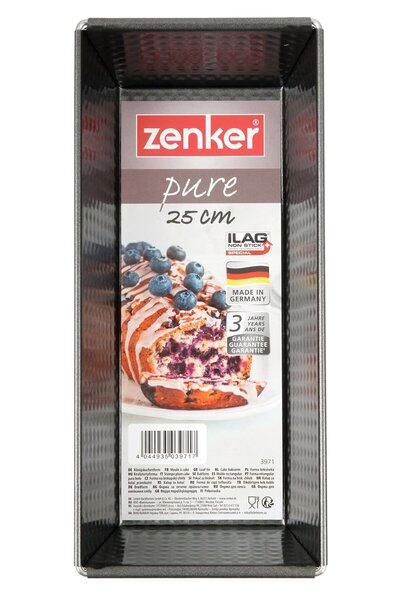 ZENKER Pure Cake and Pastry Pan, 25 cm, ILAG Non-Stick, Black