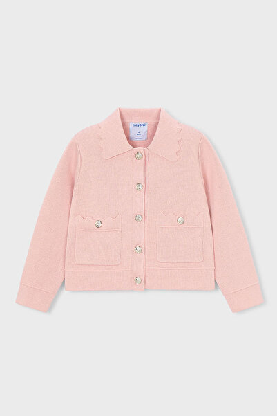MAYORAL Girl's Knitwear Jacket - Powder Pink